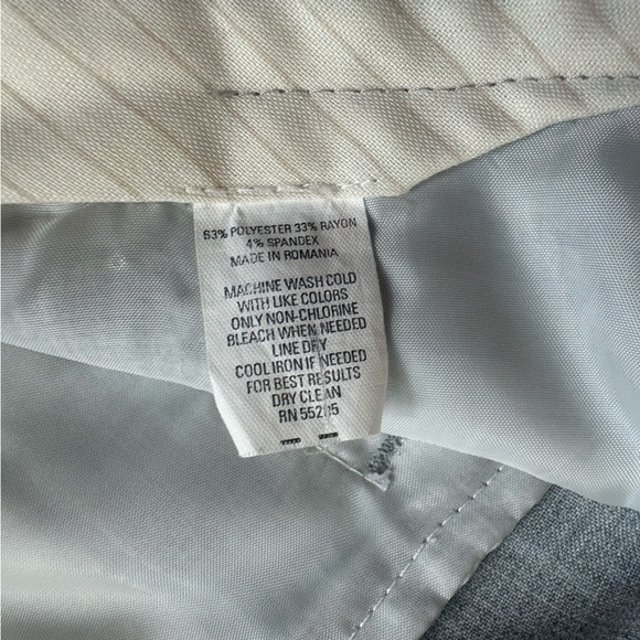 Express Design Studio Editor Pants Women’s Gray Dress Slacks Size 4/4L - Picture 5 of 7